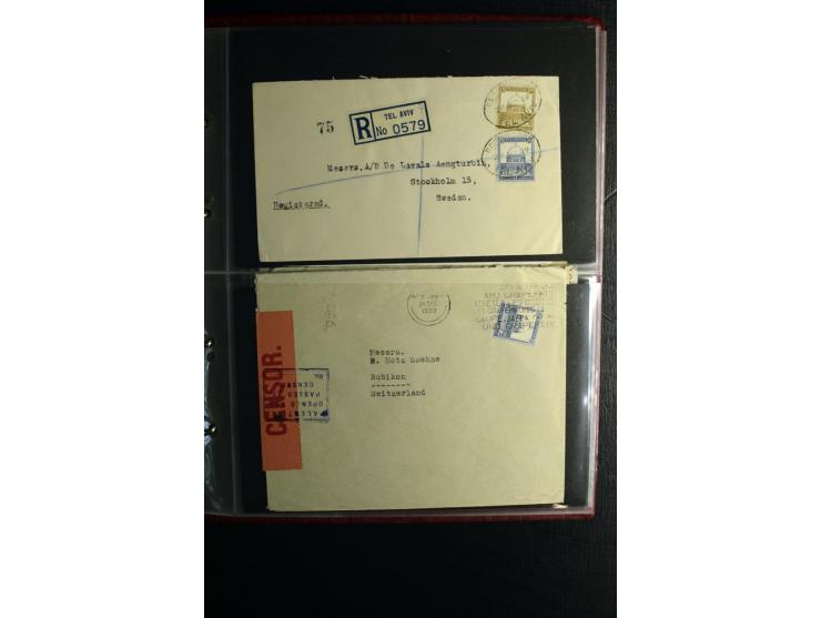 1855/1955 (ca.), interessanter Bestand von überschlägig 8-900 Briefen und Karten, dabei viel interessantes Material, Ganzsach
