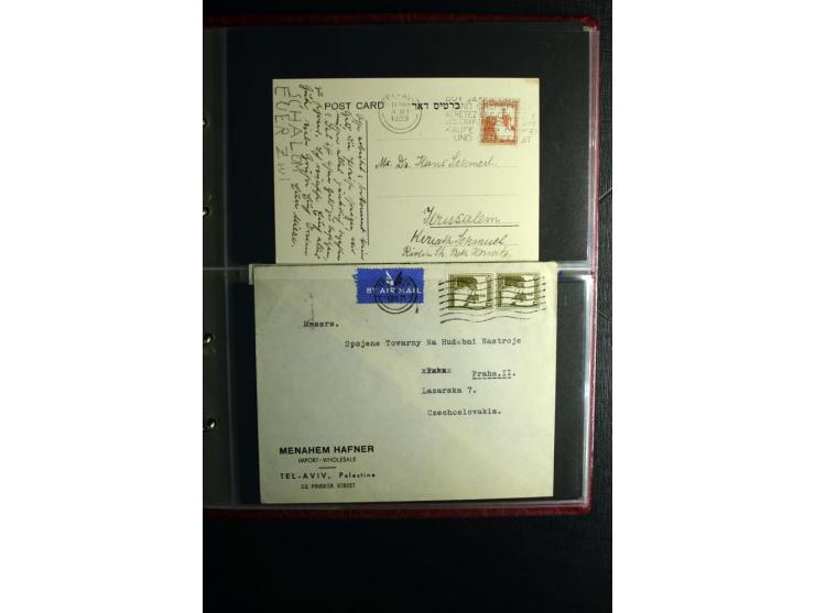 1855/1955 (ca.), interessanter Bestand von überschlägig 8-900 Briefen und Karten, dabei viel interessantes Material, Ganzsach