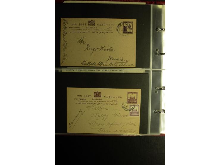 1855/1955 (ca.), interessanter Bestand von überschlägig 8-900 Briefen und Karten, dabei viel interessantes Material, Ganzsach