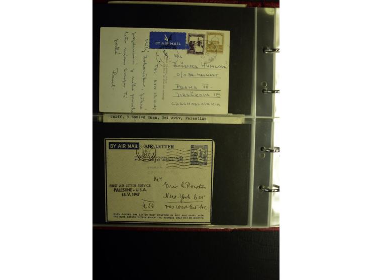 1855/1955 (ca.), interessanter Bestand von überschlägig 8-900 Briefen und Karten, dabei viel interessantes Material, Ganzsach