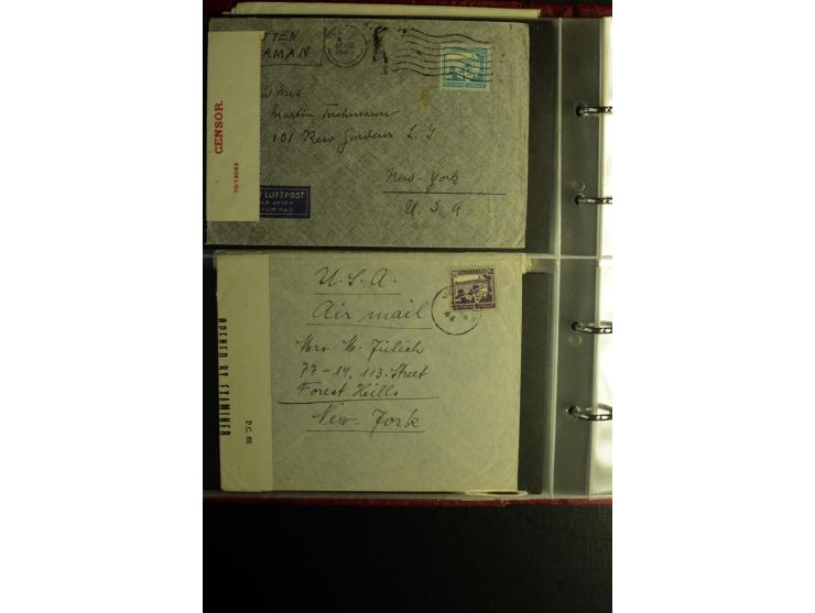 1855/1955 (ca.), interessanter Bestand von überschlägig 8-900 Briefen und Karten, dabei viel interessantes Material, Ganzsach