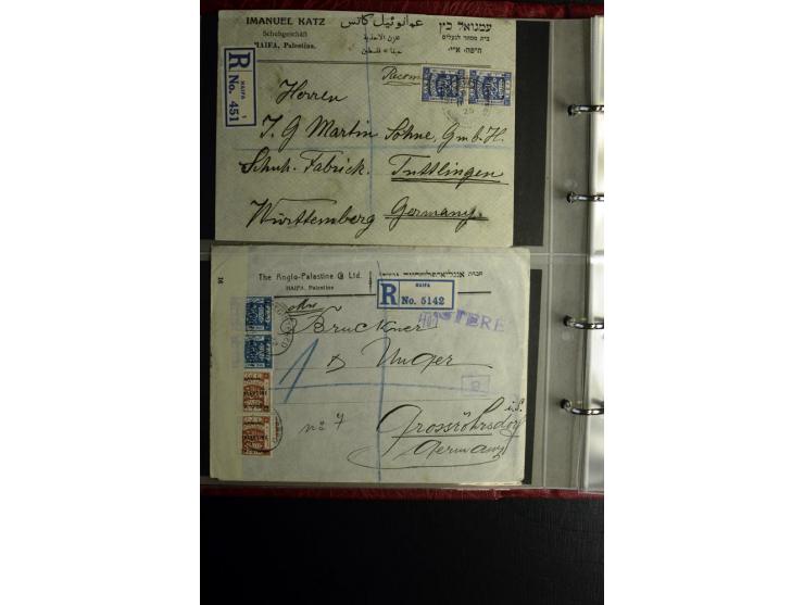 1855/1955 (ca.), interessanter Bestand von überschlägig 8-900 Briefen und Karten, dabei viel interessantes Material, Ganzsach