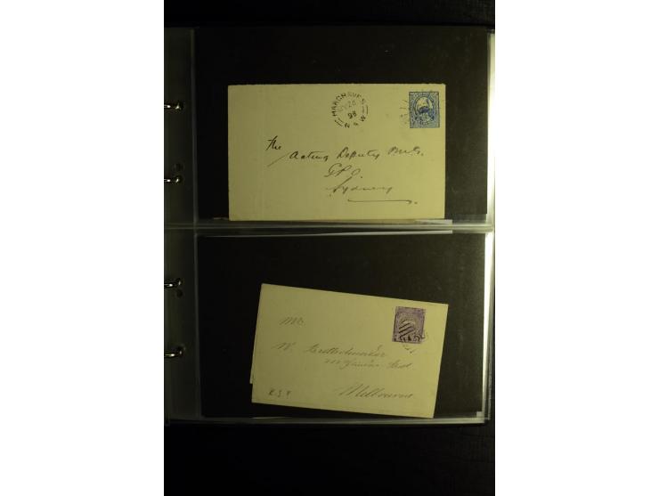 1855/1955 (ca.), interessanter Bestand von überschlägig 8-900 Briefen und Karten, dabei viel interessantes Material, Ganzsach