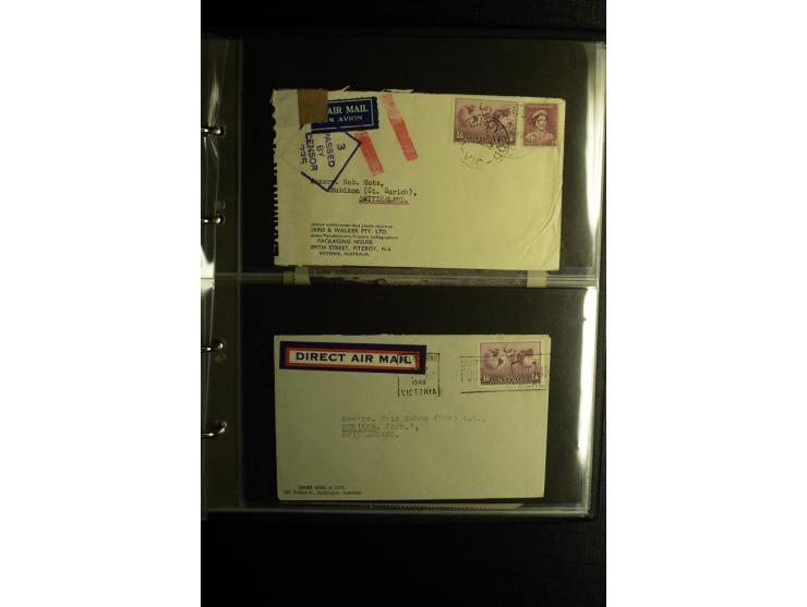 1855/1955 (ca.), interessanter Bestand von überschlägig 8-900 Briefen und Karten, dabei viel interessantes Material, Ganzsach