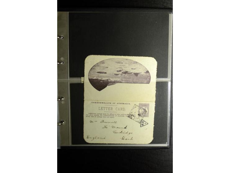 1855/1955 (ca.), interessanter Bestand von überschlägig 8-900 Briefen und Karten, dabei viel interessantes Material, Ganzsach