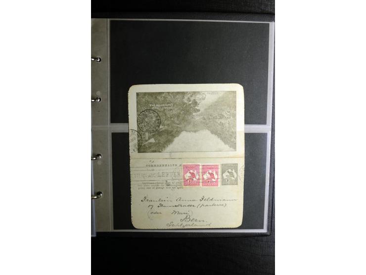 1855/1955 (ca.), interessanter Bestand von überschlägig 8-900 Briefen und Karten, dabei viel interessantes Material, Ganzsach