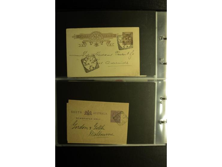 1855/1955 (ca.), interessanter Bestand von überschlägig 8-900 Briefen und Karten, dabei viel interessantes Material, Ganzsach