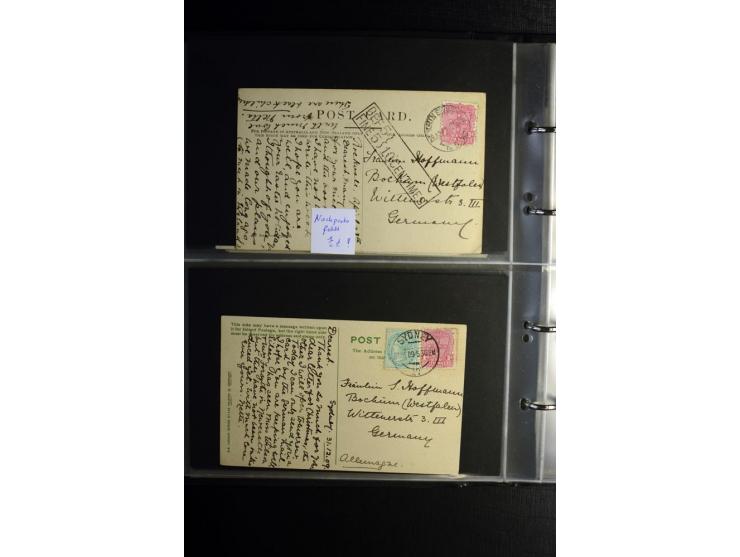1855/1955 (ca.), interessanter Bestand von überschlägig 8-900 Briefen und Karten, dabei viel interessantes Material, Ganzsach