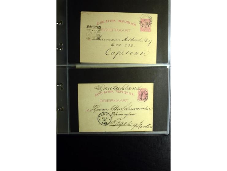 1855/1955 (ca.), interessanter Bestand von überschlägig 8-900 Briefen und Karten, dabei viel interessantes Material, Ganzsach