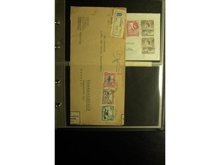 1855/1955 (ca.), interessanter Bestand von überschlägig 8-900 Briefen und Karten, dabei viel interessantes Material, Ganzsach