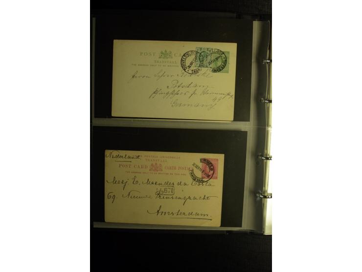 1855/1955 (ca.), interessanter Bestand von überschlägig 8-900 Briefen und Karten, dabei viel interessantes Material, Ganzsach