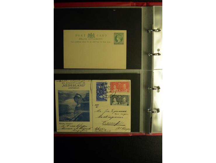1855/1955 (ca.), interessanter Bestand von überschlägig 8-900 Briefen und Karten, dabei viel interessantes Material, Ganzsach