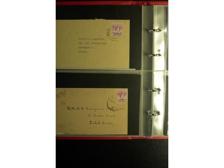 1855/1955 (ca.), interessanter Bestand von überschlägig 8-900 Briefen und Karten, dabei viel interessantes Material, Ganzsach