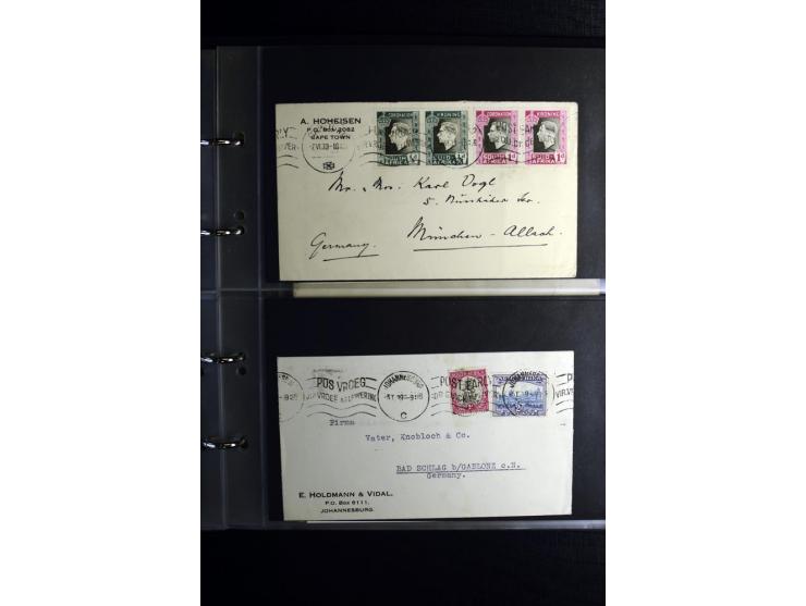 1855/1955 (ca.), interessanter Bestand von überschlägig 8-900 Briefen und Karten, dabei viel interessantes Material, Ganzsach