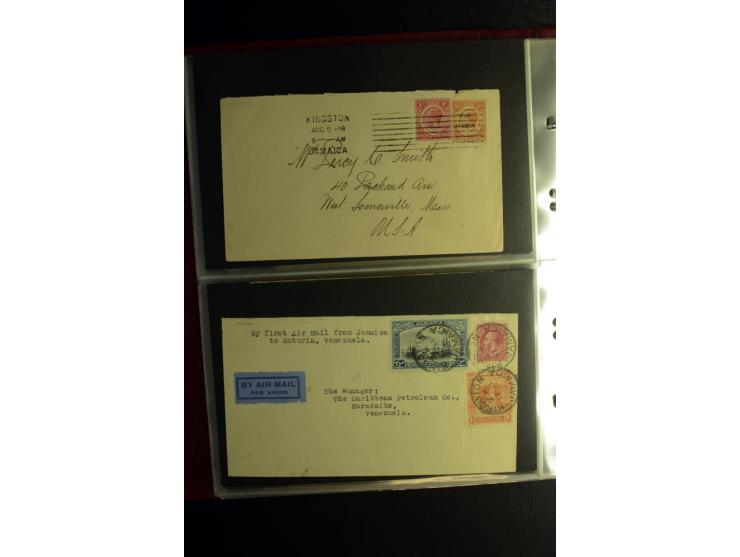 1855/1955 (ca.), interessanter Bestand von überschlägig 8-900 Briefen und Karten, dabei viel interessantes Material, Ganzsach