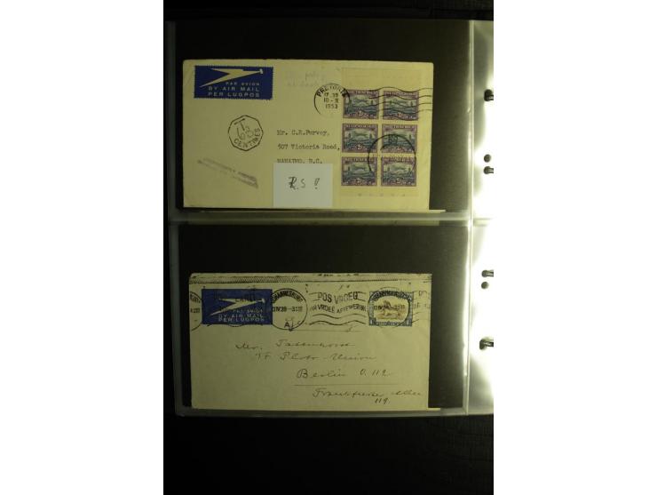 1855/1955 (ca.), interessanter Bestand von überschlägig 8-900 Briefen und Karten, dabei viel interessantes Material, Ganzsach