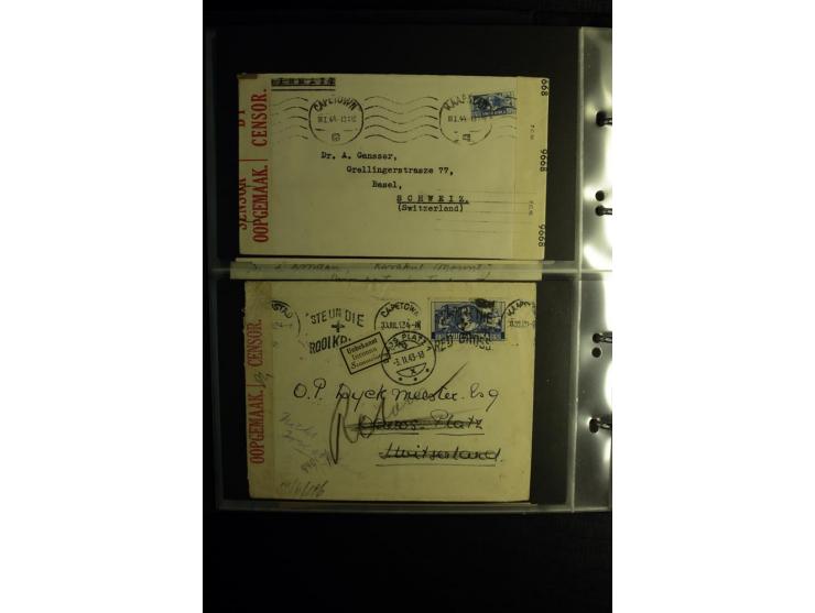 1855/1955 (ca.), interessanter Bestand von überschlägig 8-900 Briefen und Karten, dabei viel interessantes Material, Ganzsach