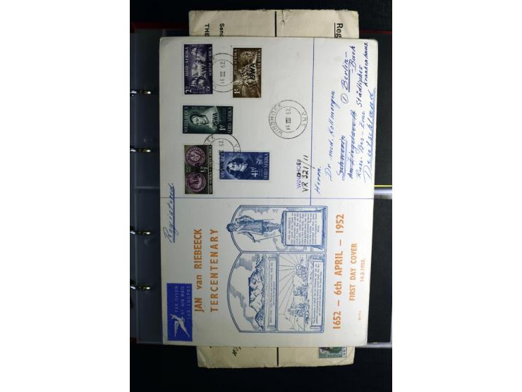 1855/1955 (ca.), interessanter Bestand von überschlägig 8-900 Briefen und Karten, dabei viel interessantes Material, Ganzsach