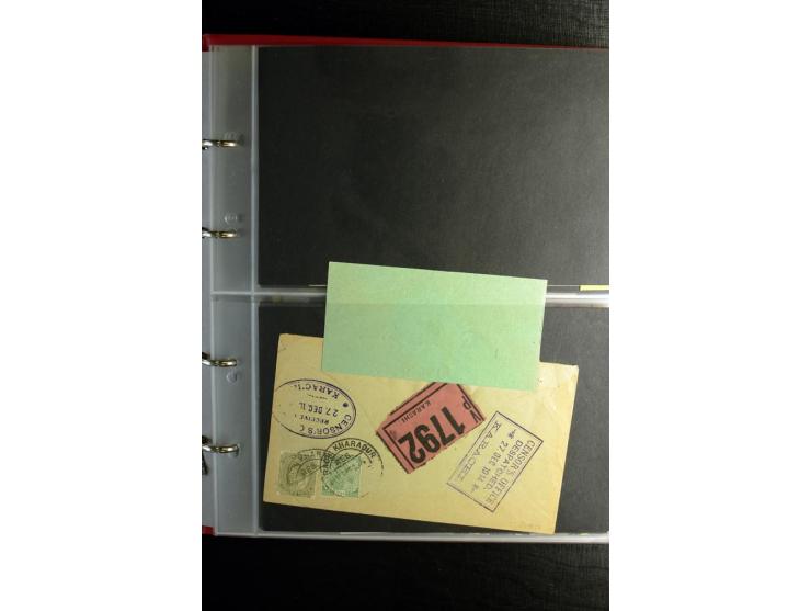 1855/1955 (ca.), interessanter Bestand von überschlägig 8-900 Briefen und Karten, dabei viel interessantes Material, Ganzsach