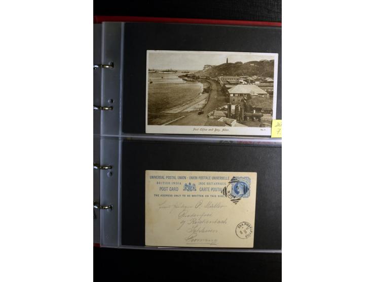 1855/1955 (ca.), interessanter Bestand von überschlägig 8-900 Briefen und Karten, dabei viel interessantes Material, Ganzsach