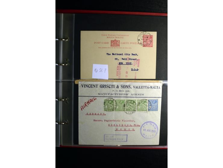 1855/1955 (ca.), interessanter Bestand von überschlägig 8-900 Briefen und Karten, dabei viel interessantes Material, Ganzsach