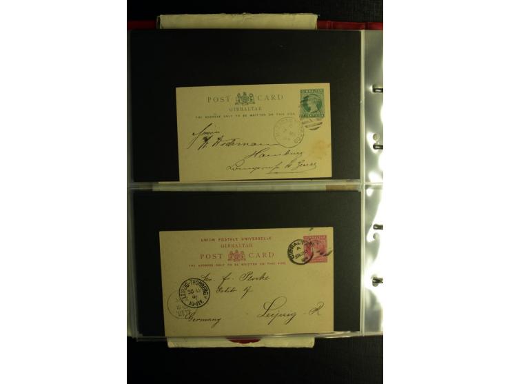 1855/1955 (ca.), interessanter Bestand von überschlägig 8-900 Briefen und Karten, dabei viel interessantes Material, Ganzsach