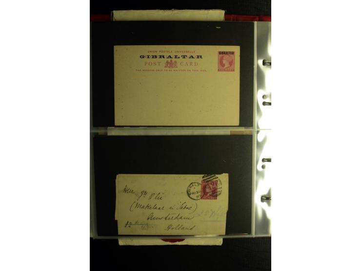 1855/1955 (ca.), interessanter Bestand von überschlägig 8-900 Briefen und Karten, dabei viel interessantes Material, Ganzsach