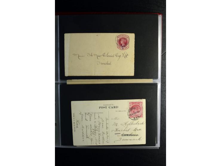 1855/1955 (ca.), interessanter Bestand von überschlägig 8-900 Briefen und Karten, dabei viel interessantes Material, Ganzsach