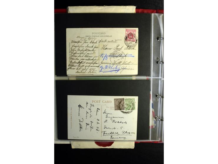 1855/1955 (ca.), interessanter Bestand von überschlägig 8-900 Briefen und Karten, dabei viel interessantes Material, Ganzsach