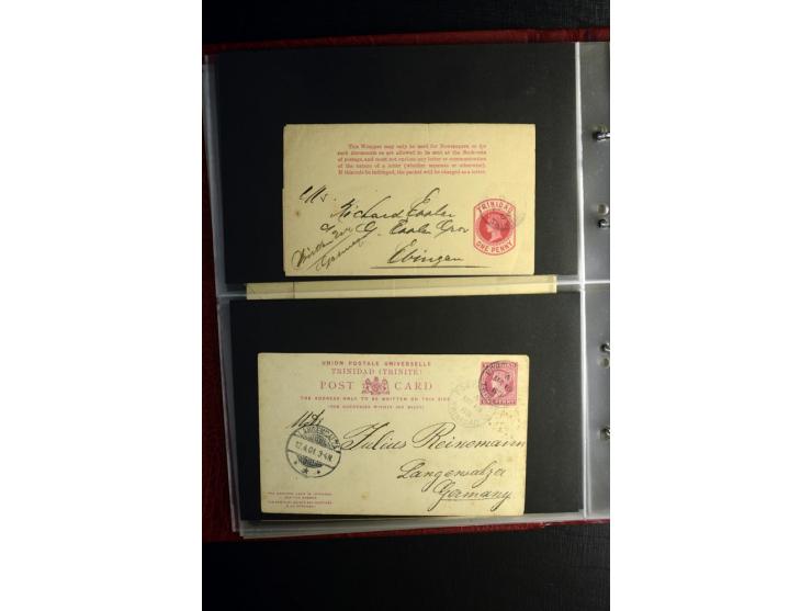 1855/1955 (ca.), interessanter Bestand von überschlägig 8-900 Briefen und Karten, dabei viel interessantes Material, Ganzsach