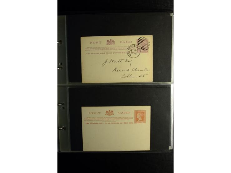 1855/1955 (ca.), interessanter Bestand von überschlägig 8-900 Briefen und Karten, dabei viel interessantes Material, Ganzsach