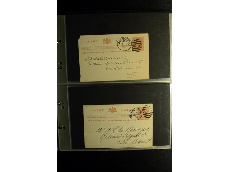1855/1955 (ca.), interessanter Bestand von überschlägig 8-900 Briefen und Karten, dabei viel interessantes Material, Ganzsach