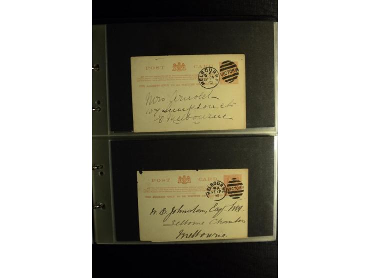 1855/1955 (ca.), interessanter Bestand von überschlägig 8-900 Briefen und Karten, dabei viel interessantes Material, Ganzsach