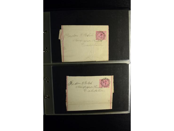 1855/1955 (ca.), interessanter Bestand von überschlägig 8-900 Briefen und Karten, dabei viel interessantes Material, Ganzsach