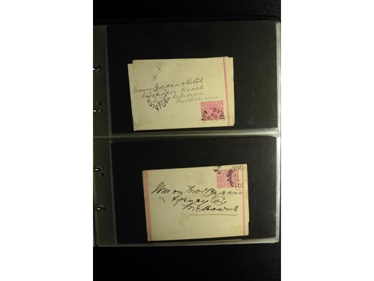 1855/1955 (ca.), interessanter Bestand von überschlägig 8-900 Briefen und Karten, dabei viel interessantes Material, Ganzsach