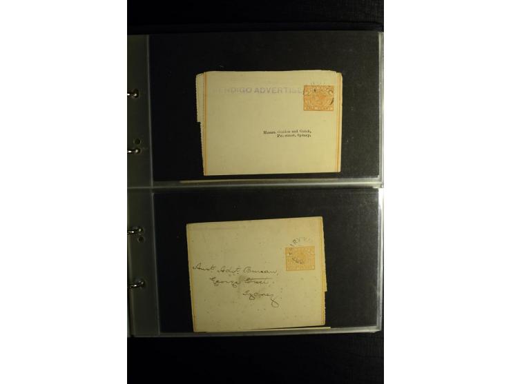 1855/1955 (ca.), interessanter Bestand von überschlägig 8-900 Briefen und Karten, dabei viel interessantes Material, Ganzsach