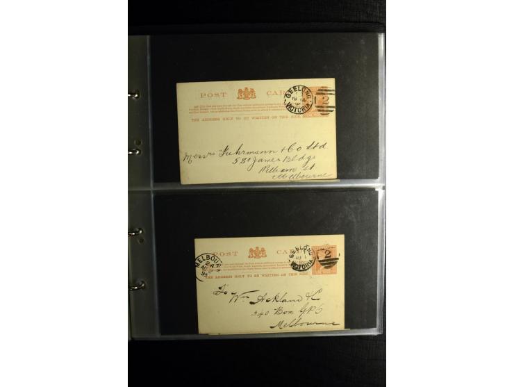 1855/1955 (ca.), interessanter Bestand von überschlägig 8-900 Briefen und Karten, dabei viel interessantes Material, Ganzsach