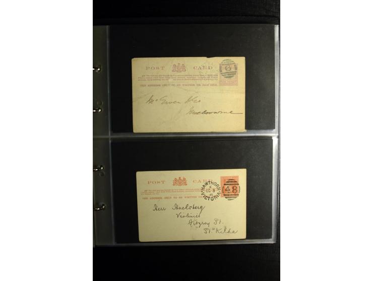 1855/1955 (ca.), interessanter Bestand von überschlägig 8-900 Briefen und Karten, dabei viel interessantes Material, Ganzsach