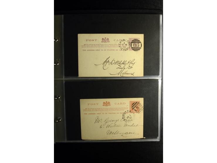 1855/1955 (ca.), interessanter Bestand von überschlägig 8-900 Briefen und Karten, dabei viel interessantes Material, Ganzsach
