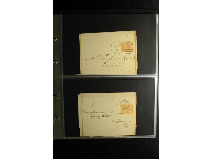 1855/1955 (ca.), interessanter Bestand von überschlägig 8-900 Briefen und Karten, dabei viel interessantes Material, Ganzsach