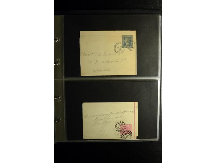 1855/1955 (ca.), interessanter Bestand von überschlägig 8-900 Briefen und Karten, dabei viel interessantes Material, Ganzsach