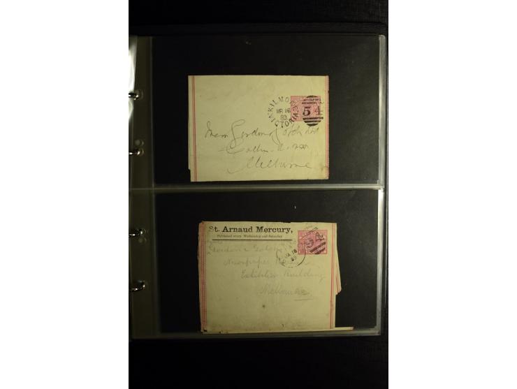 1855/1955 (ca.), interessanter Bestand von überschlägig 8-900 Briefen und Karten, dabei viel interessantes Material, Ganzsach