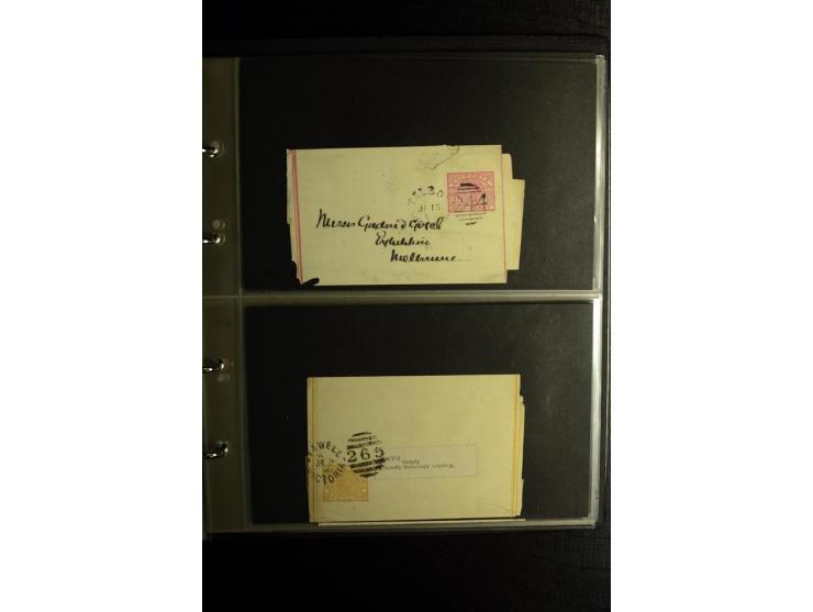 1855/1955 (ca.), interessanter Bestand von überschlägig 8-900 Briefen und Karten, dabei viel interessantes Material, Ganzsach