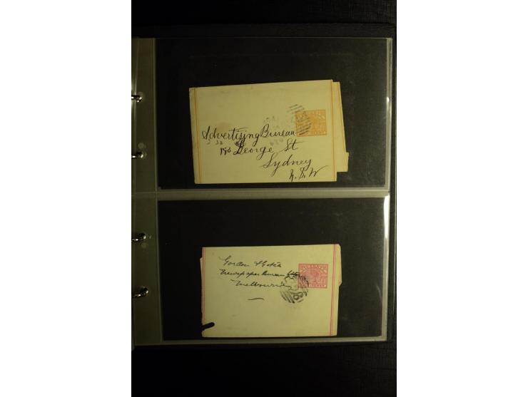 1855/1955 (ca.), interessanter Bestand von überschlägig 8-900 Briefen und Karten, dabei viel interessantes Material, Ganzsach