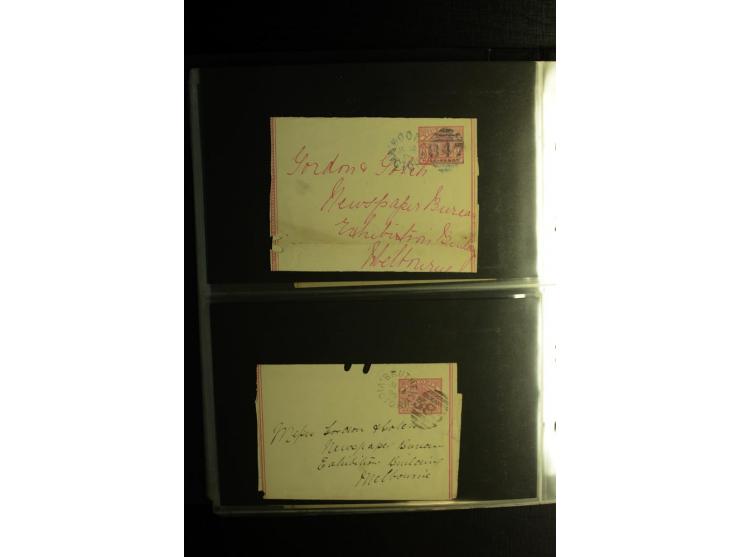 1855/1955 (ca.), interessanter Bestand von überschlägig 8-900 Briefen und Karten, dabei viel interessantes Material, Ganzsach