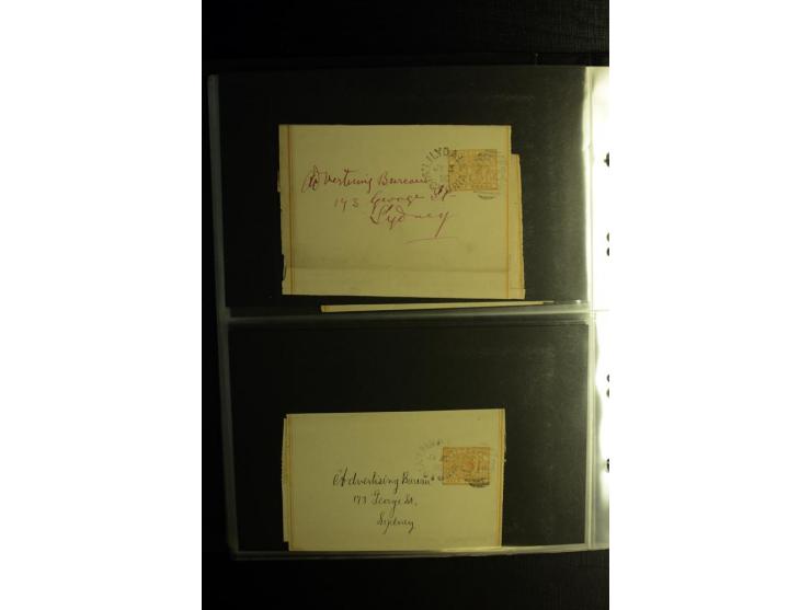 1855/1955 (ca.), interessanter Bestand von überschlägig 8-900 Briefen und Karten, dabei viel interessantes Material, Ganzsach
