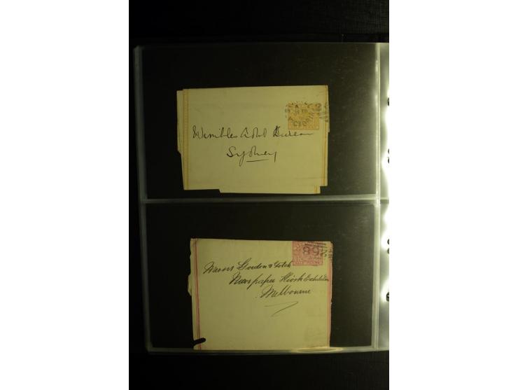 1855/1955 (ca.), interessanter Bestand von überschlägig 8-900 Briefen und Karten, dabei viel interessantes Material, Ganzsach