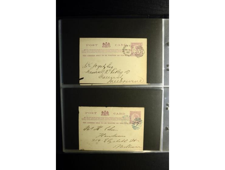 1855/1955 (ca.), interessanter Bestand von überschlägig 8-900 Briefen und Karten, dabei viel interessantes Material, Ganzsach