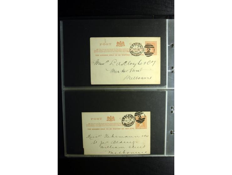 1855/1955 (ca.), interessanter Bestand von überschlägig 8-900 Briefen und Karten, dabei viel interessantes Material, Ganzsach