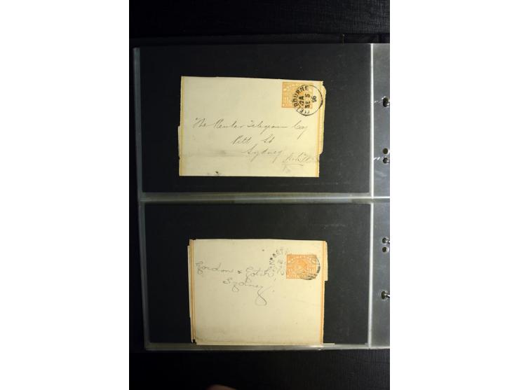 1855/1955 (ca.), interessanter Bestand von überschlägig 8-900 Briefen und Karten, dabei viel interessantes Material, Ganzsach